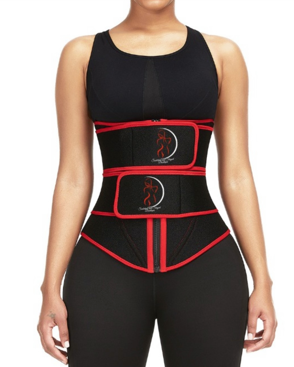 Double belt waist trainer best sale